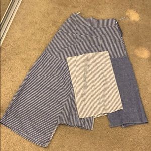 uniqlo JW Anderson asymmetrical skirt